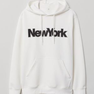 White New York hoodie